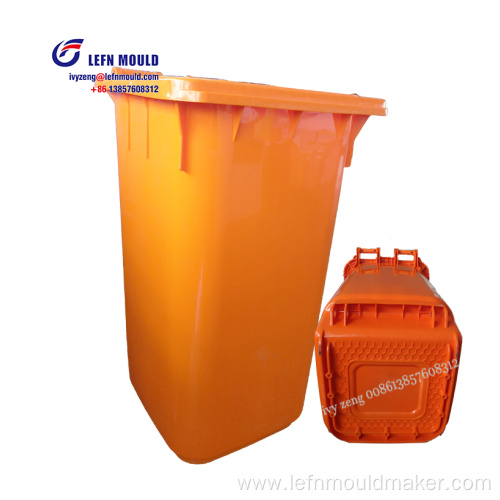 Mould Plastic injection 120L outdoor Mobile garbage bins